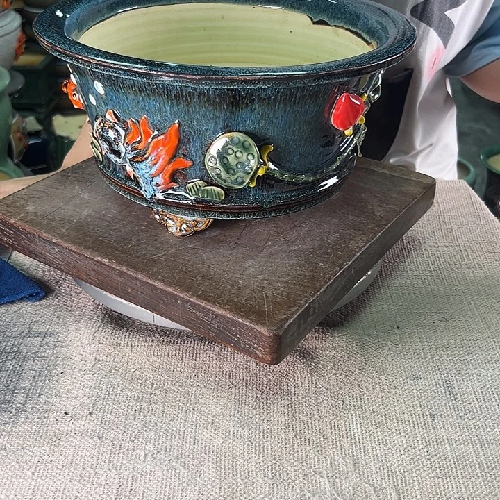 泳坤堂石湾盆陶瓷