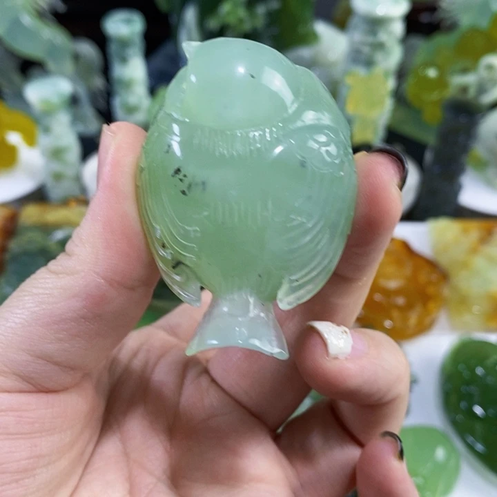 未镶嵌岫玉手把件