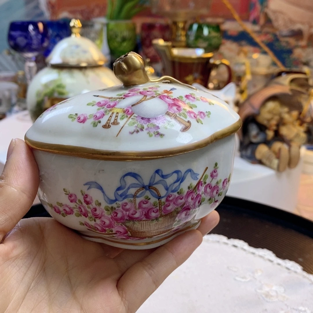 瓷片梅森瓷器欧瓷咖啡杯水晶杯