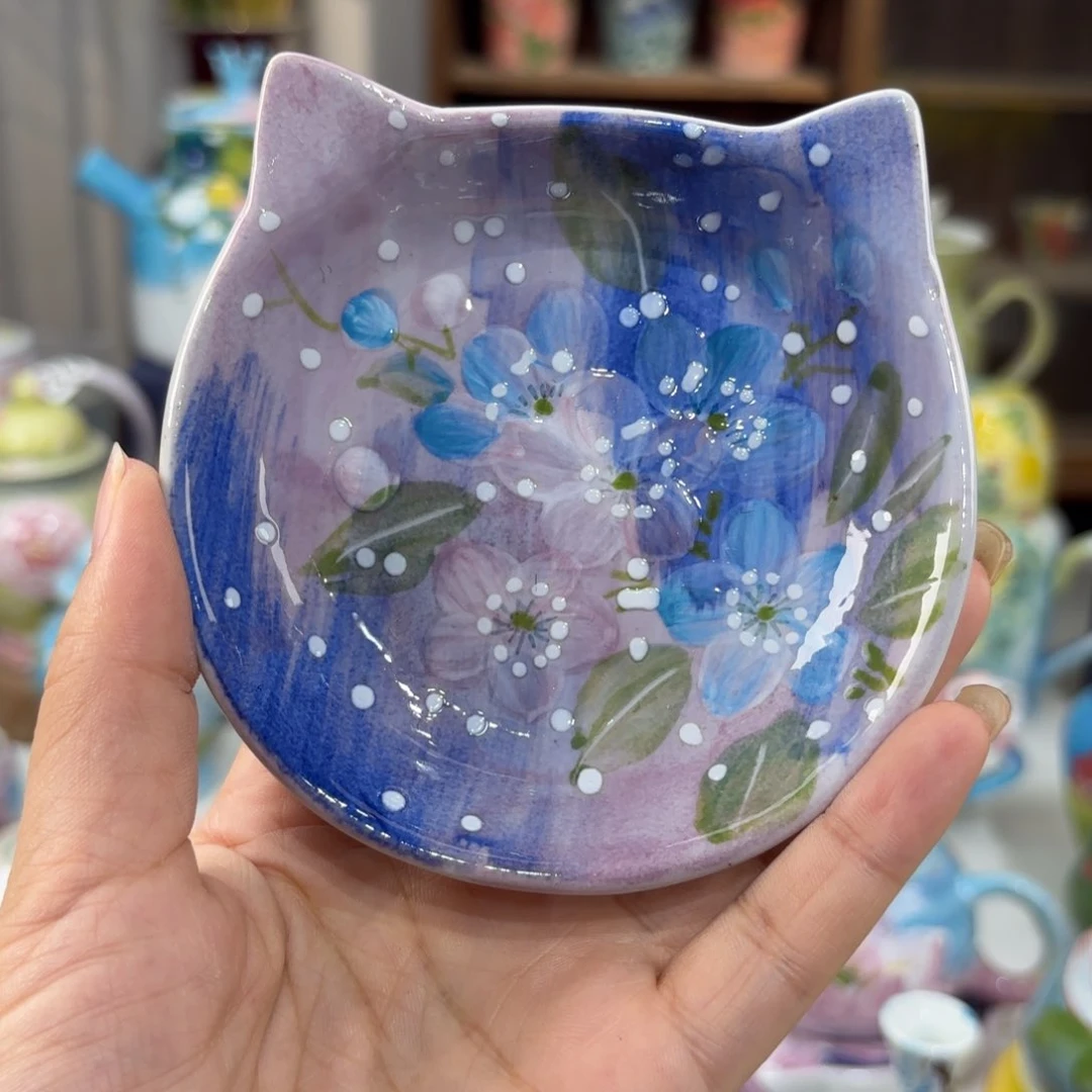 景德镇手绘高温釉下彩陶瓷茶具