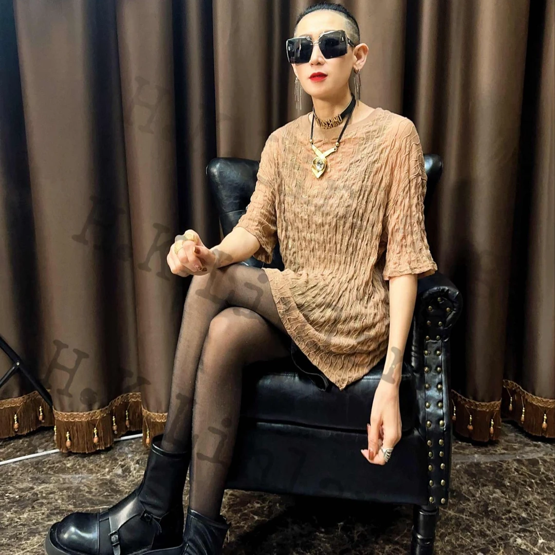 春季上衣简约潮流薄款时尚气质防晒休闲减龄衫 490-2#