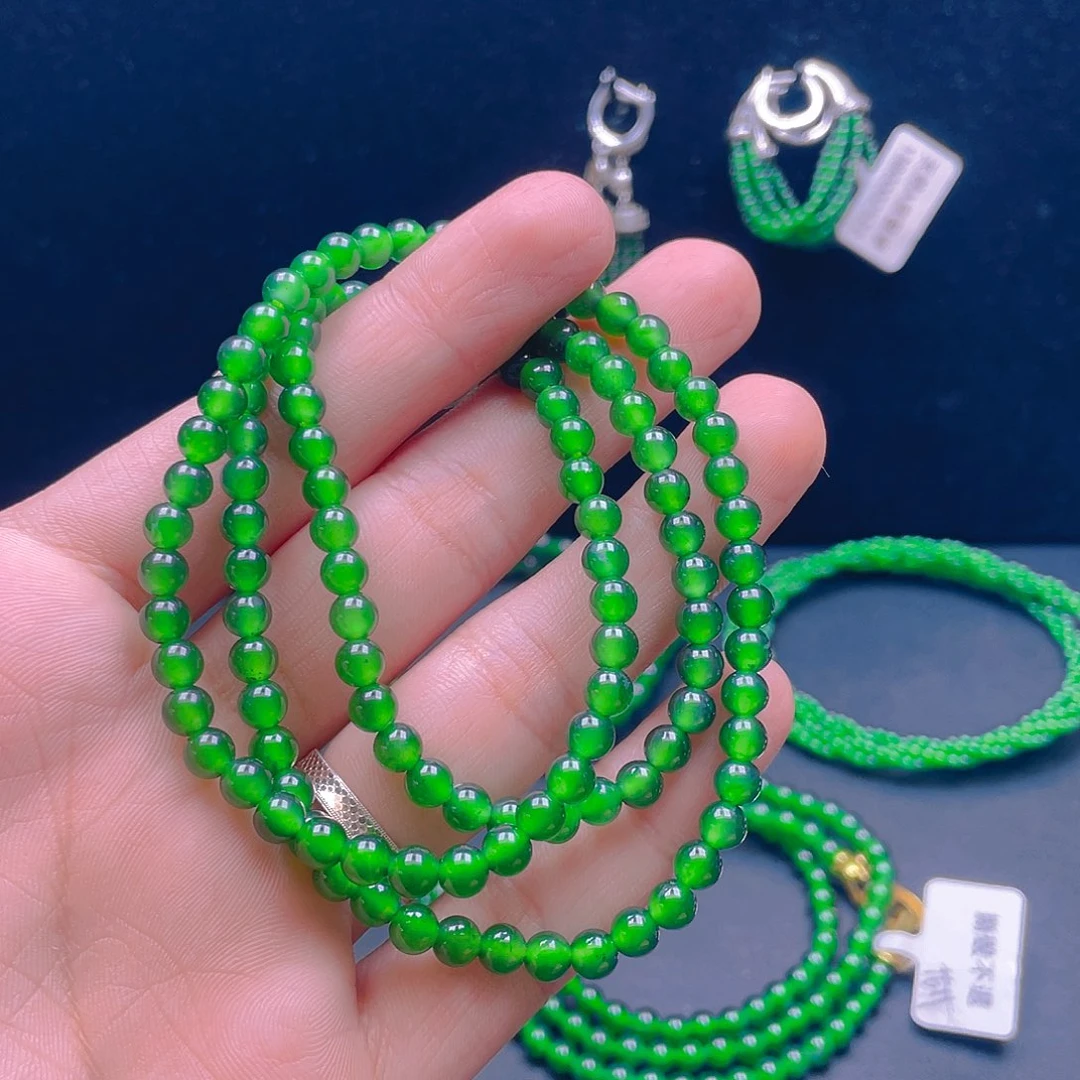 翡翠未镶嵌项链卡5