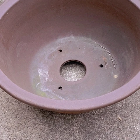 紫砂花盆口38高度16孤处理