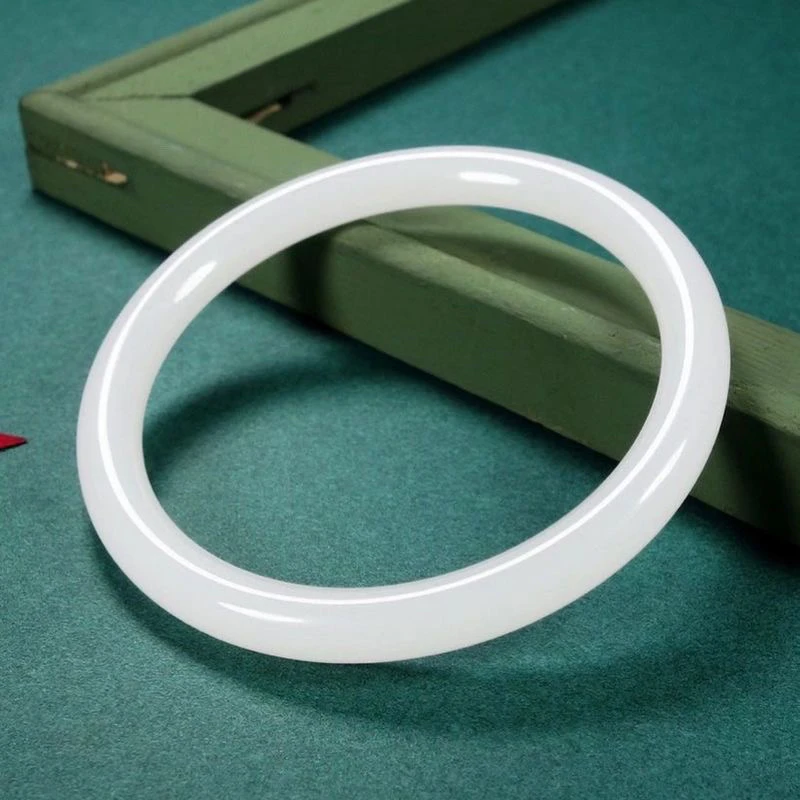 非金属珐琅手镯 白月光时尚轻奢手镯圆条女士腕间精品