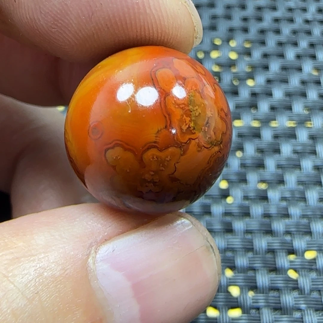 玛瑙/玉髓吊坠未镶嵌赤*