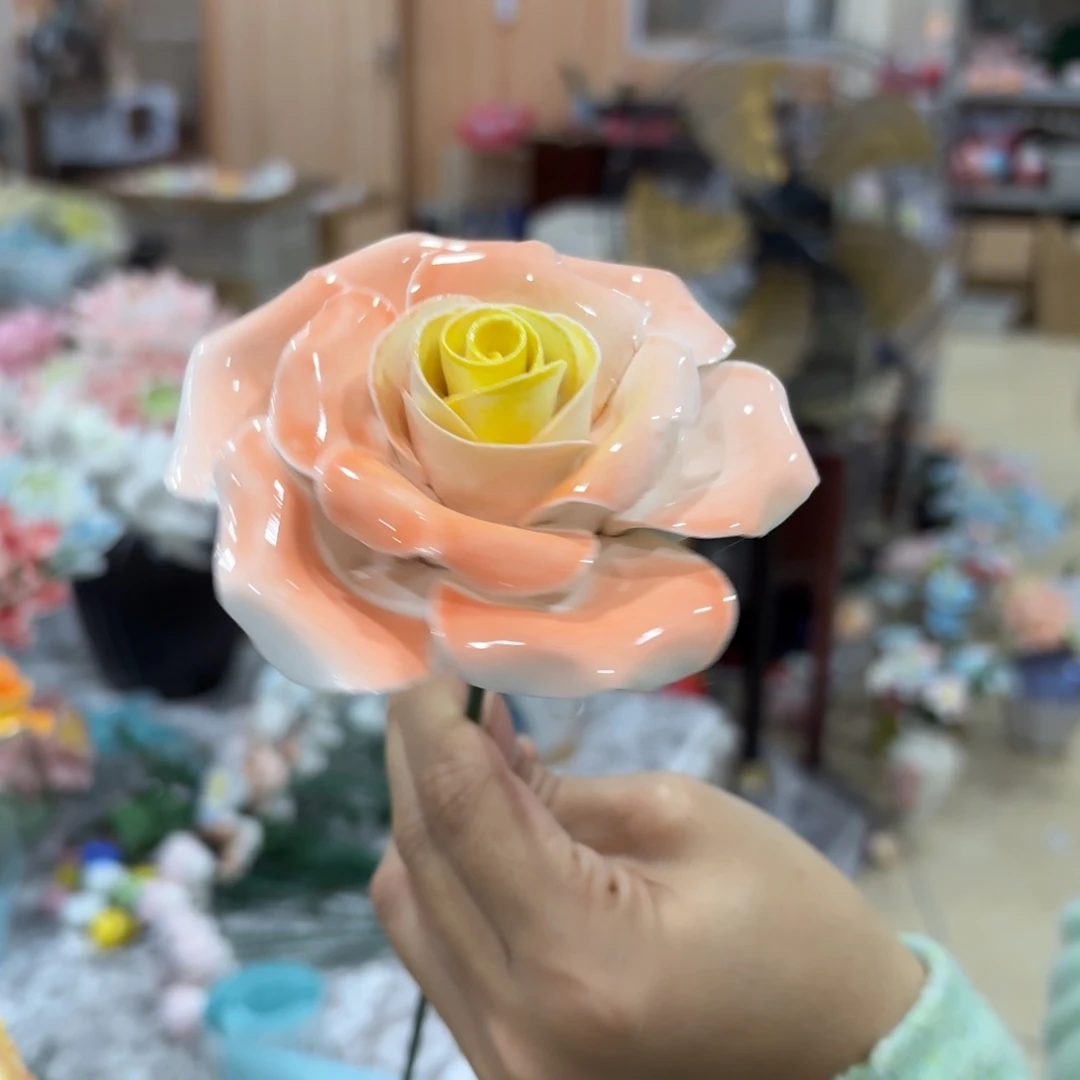 陶瓷花，20元发货，退款拉黑