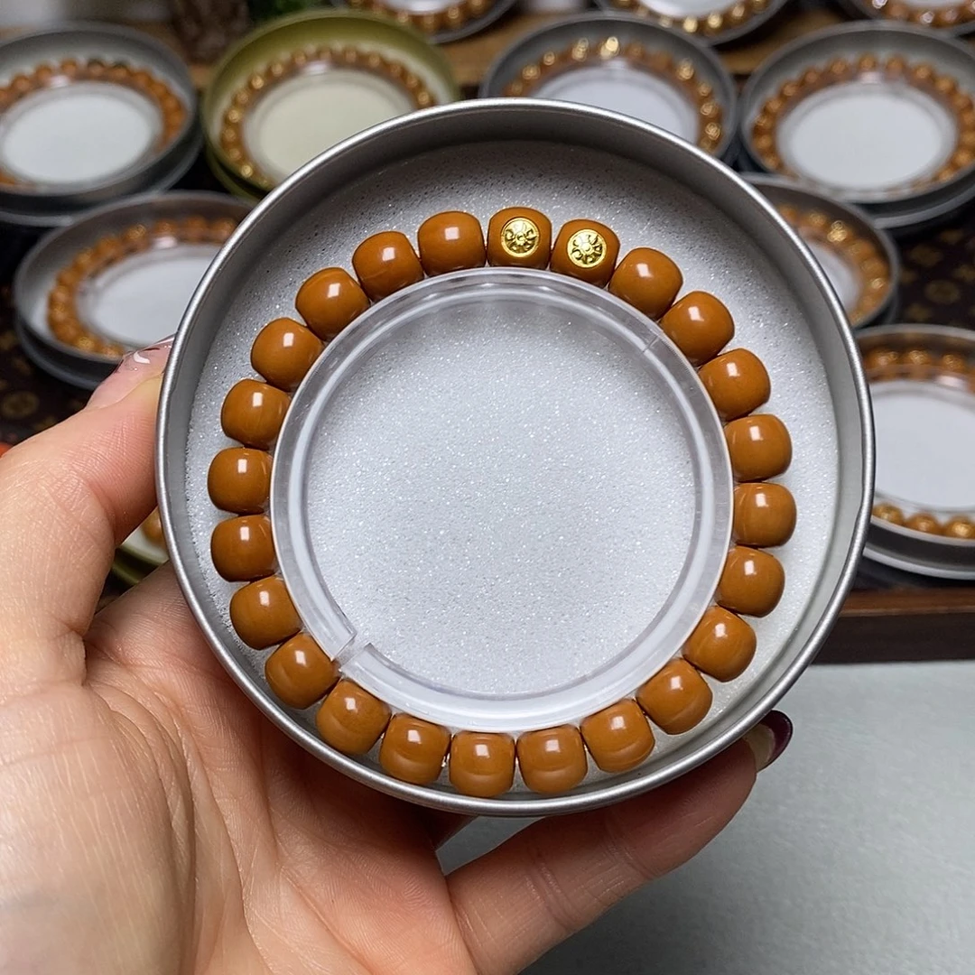 猴头核桃手串315号93左右18K双标小老型全品