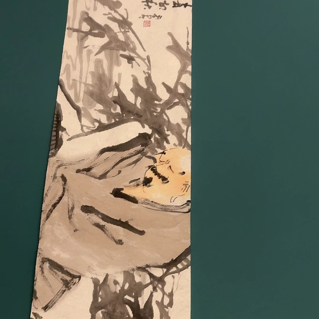国画雷公画作画作