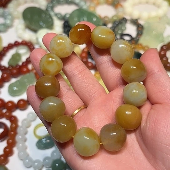 蛇纹石玉未镶嵌手串