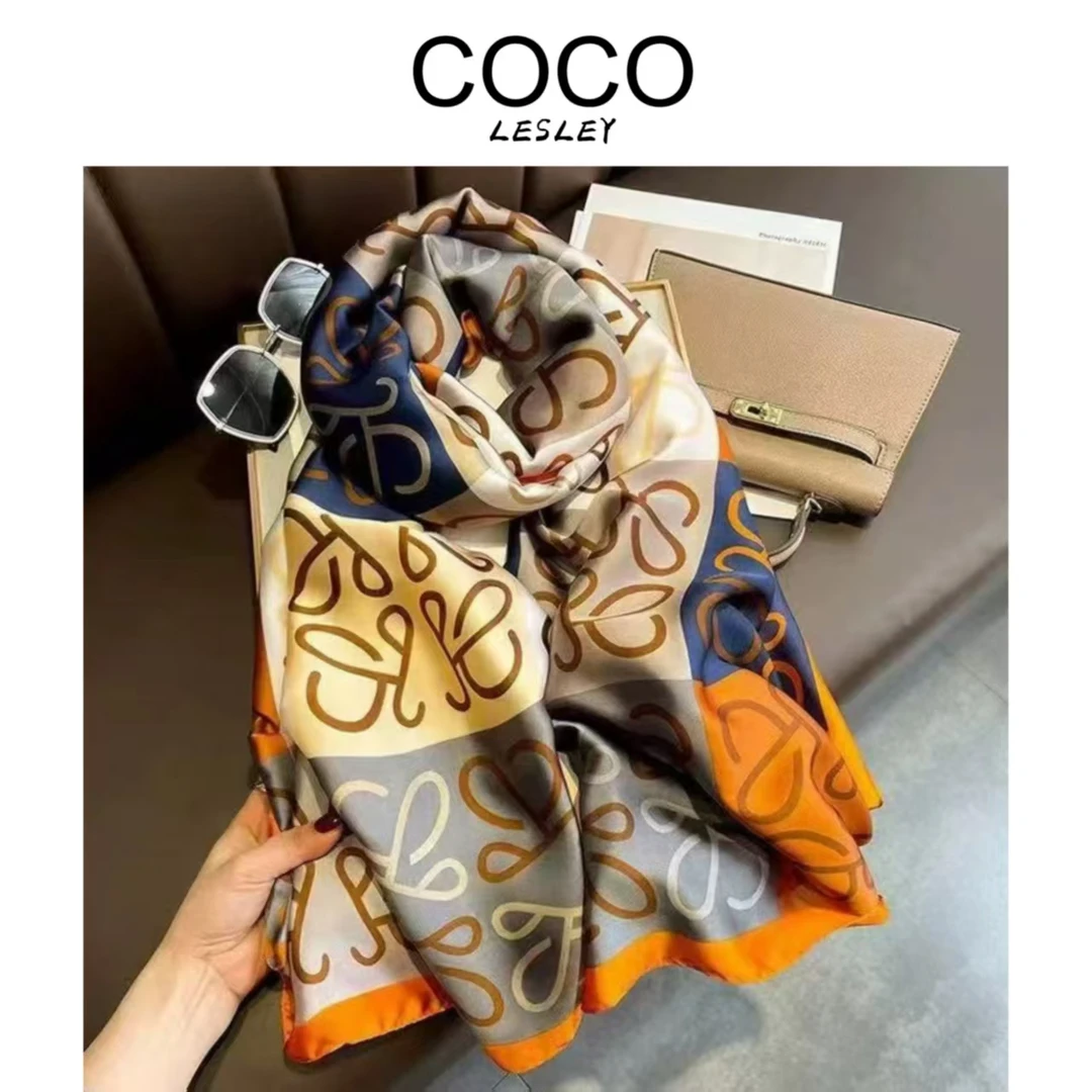 【COCO LESLEY】【曲线】JZ180-309 X旅游丝巾180*80 误差1-5cmY