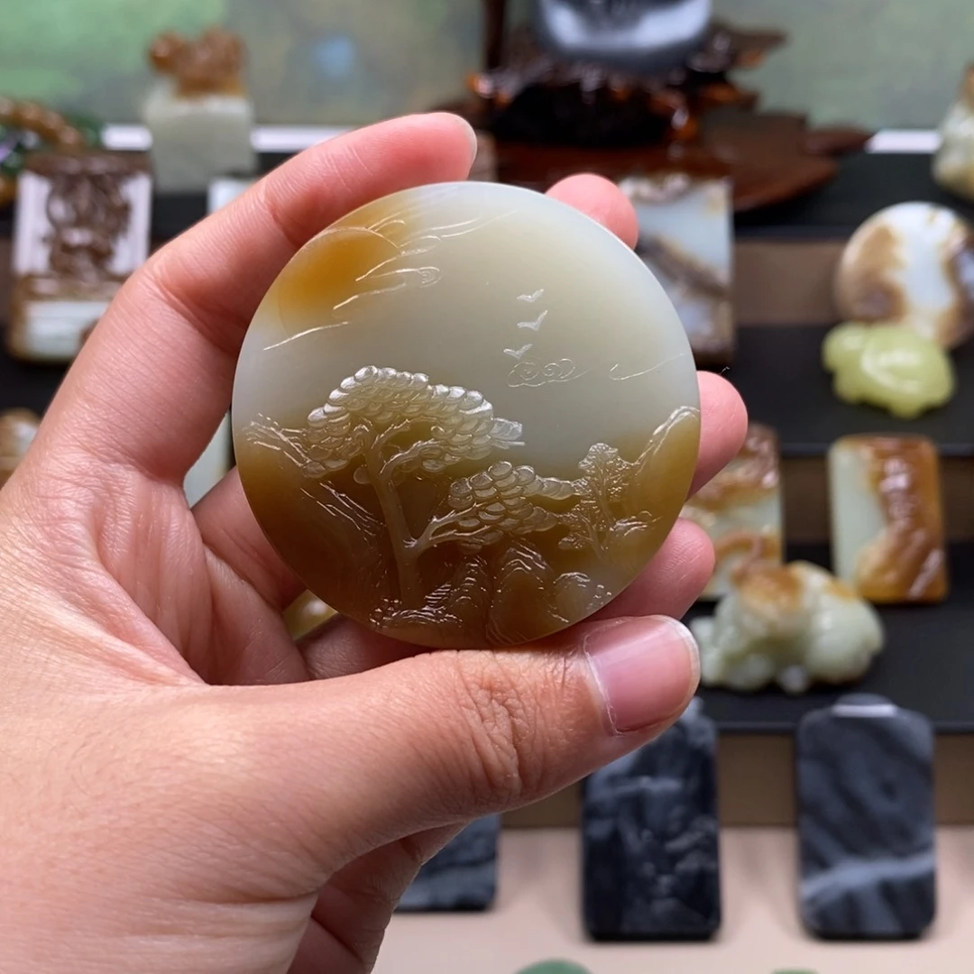 未镶嵌和田玉挂件