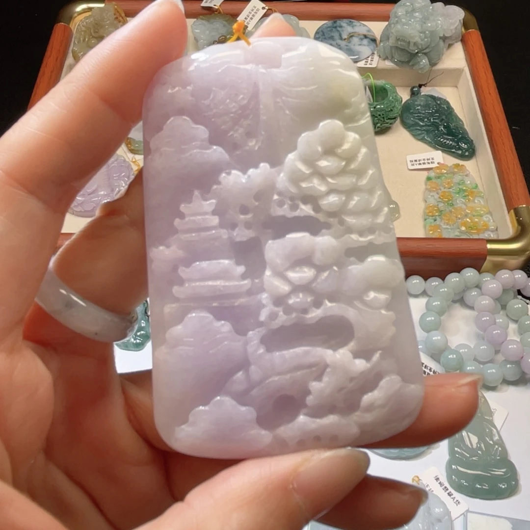 翡翠未镶嵌颈饰翡翠28