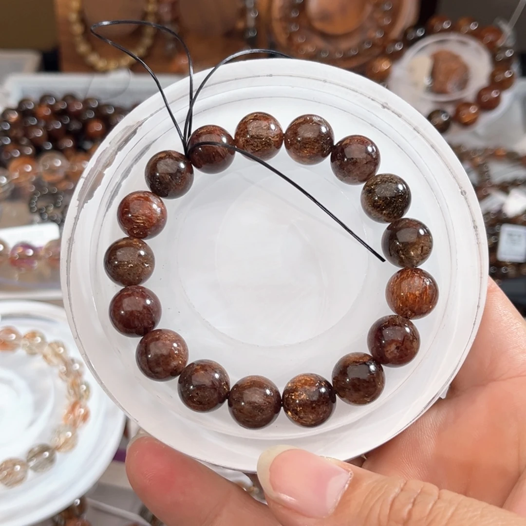 水晶未镶嵌手链黑金超七12