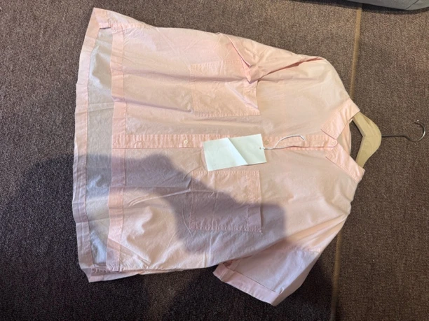 上衣衬衫韩版短袖白色纽扣盘扣衬衣夏季短款短袖