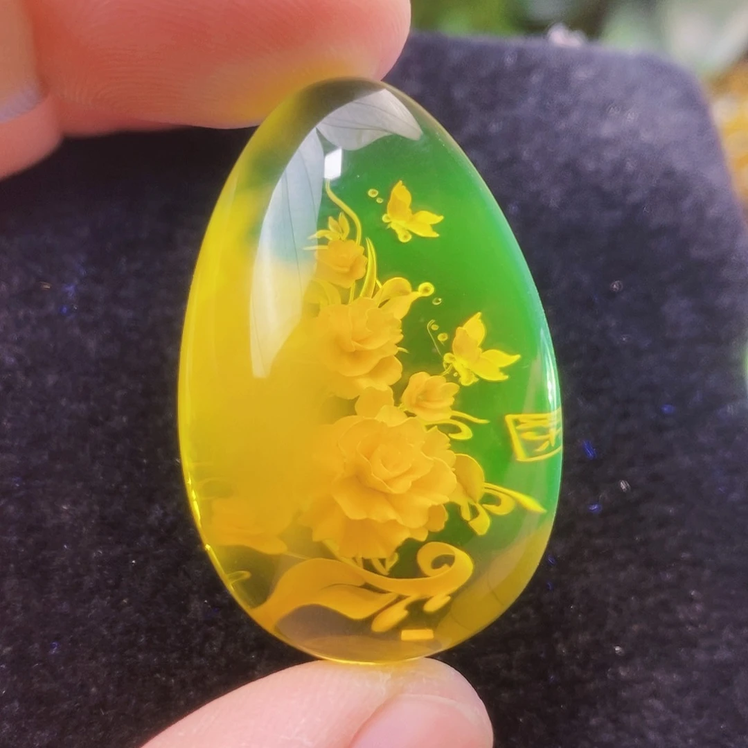 【闪购商品】金珀吊坠(不含链)未镶嵌