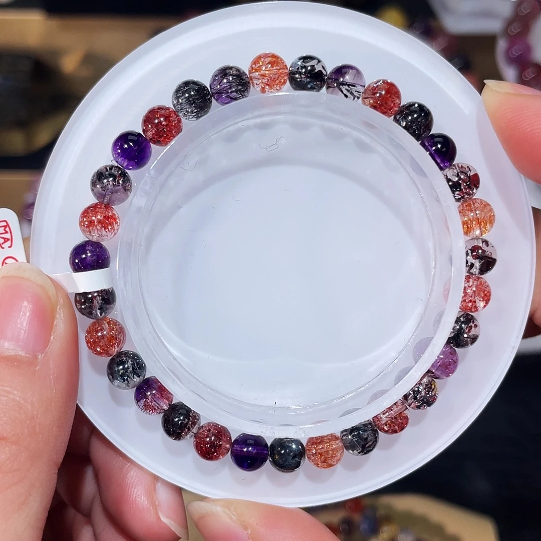 未镶嵌手链水晶稀有色仙女超七6