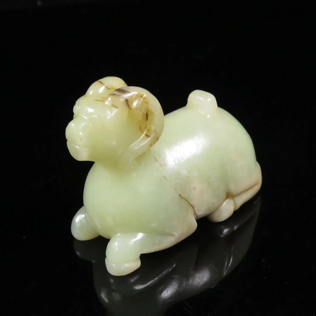清代玉羊文房摆件/HY405302/水晶/槐荫山房
