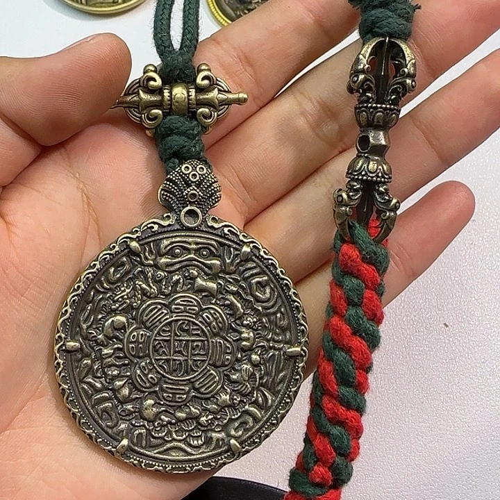 煜***辉手串/手链核桃藏传工艺品九宫八卦