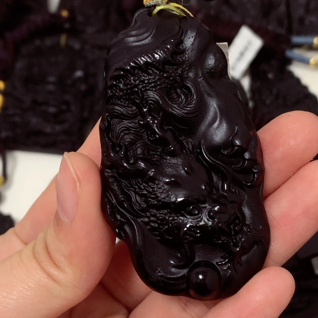 天然a货钢琴黑挂件