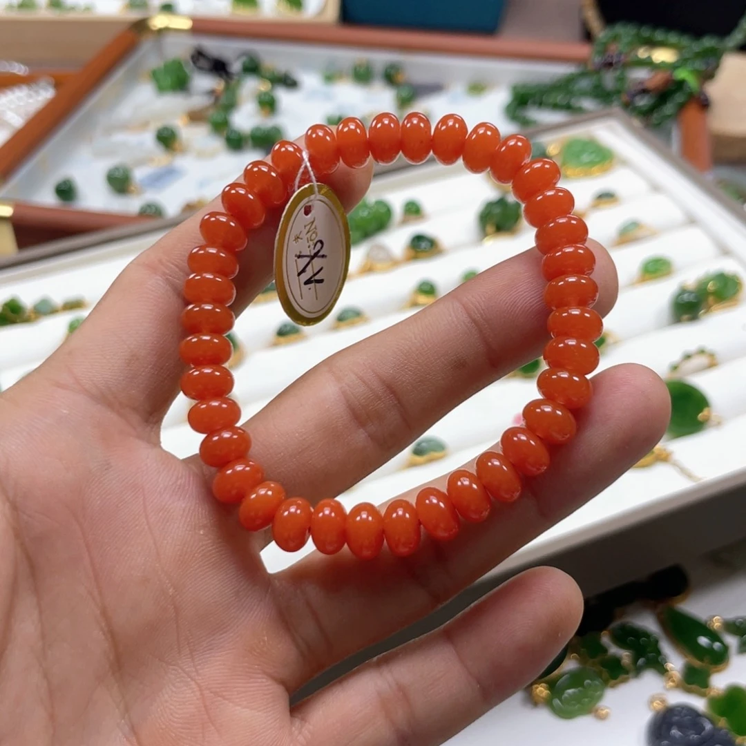 未镶嵌手链南红玛瑙