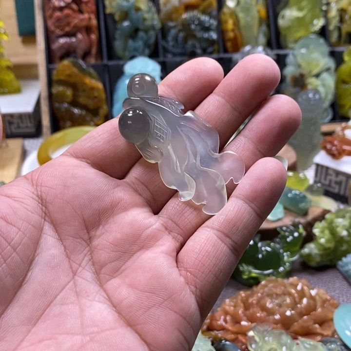 蛇纹石玉未镶嵌戒指