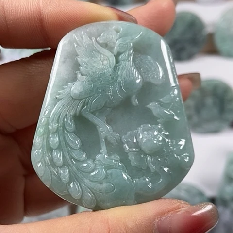 翡翠颈饰未镶嵌凤凰福利
