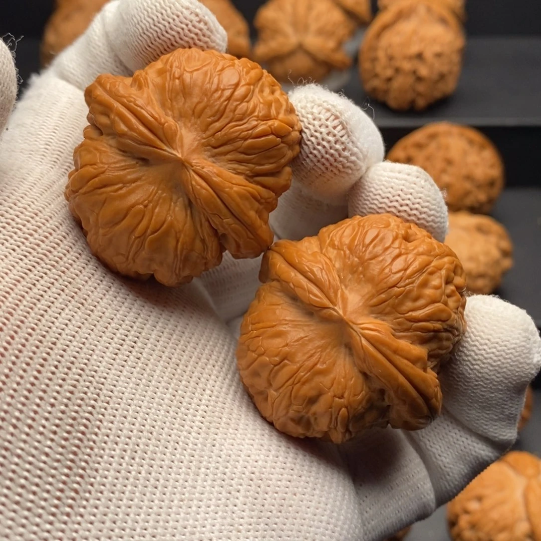 文玩核桃把件冬41尺全品平谷元宝