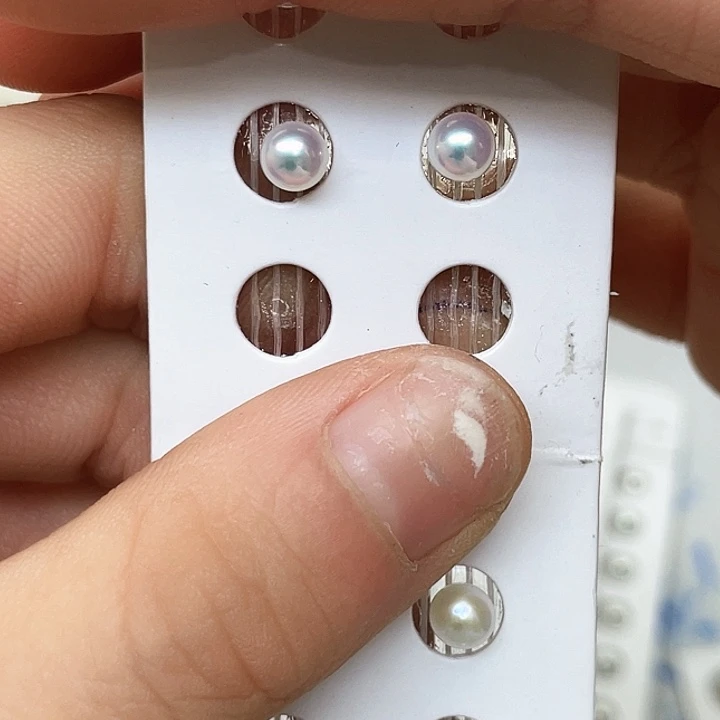 淡水珍珠耳饰银S925镶嵌?****✿