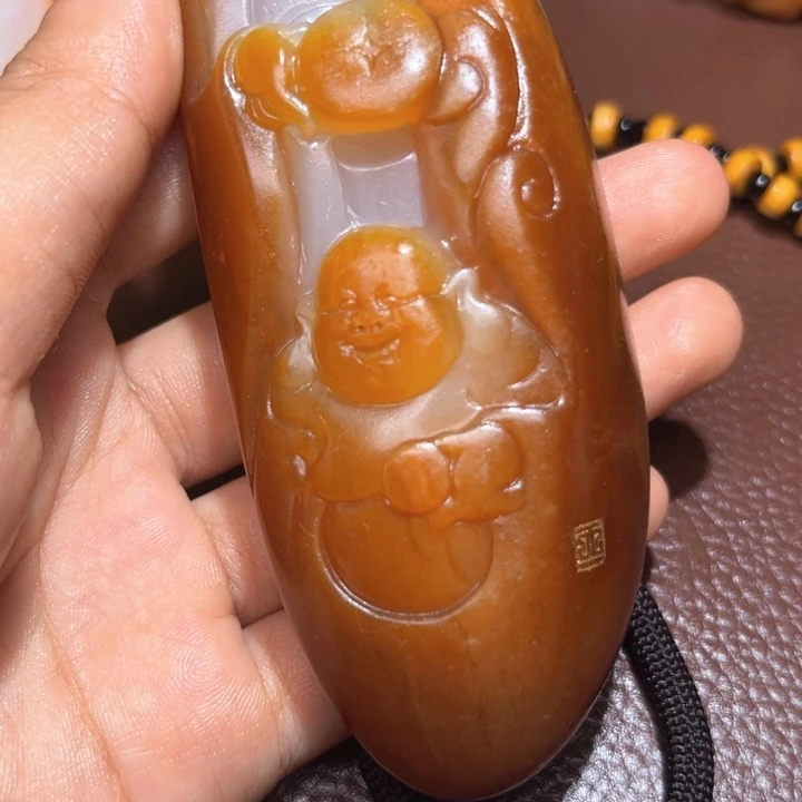 用***7和田玉未镶嵌颈饰