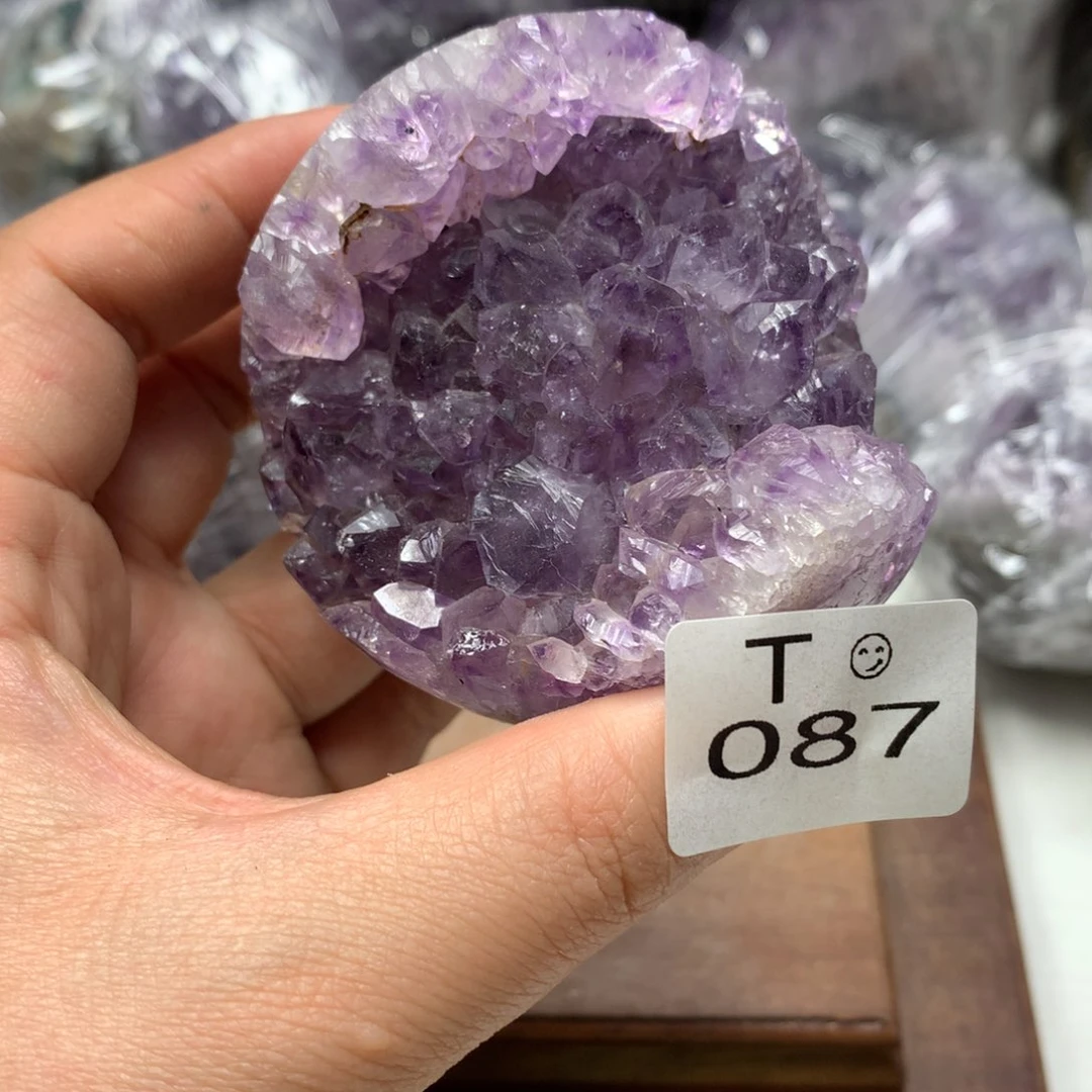 紫晶摆件未镶嵌水晶