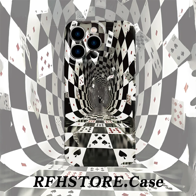 飞虎胜创意扑克适用iphone16/15pro菲林手机壳华为oppo小米vivo套