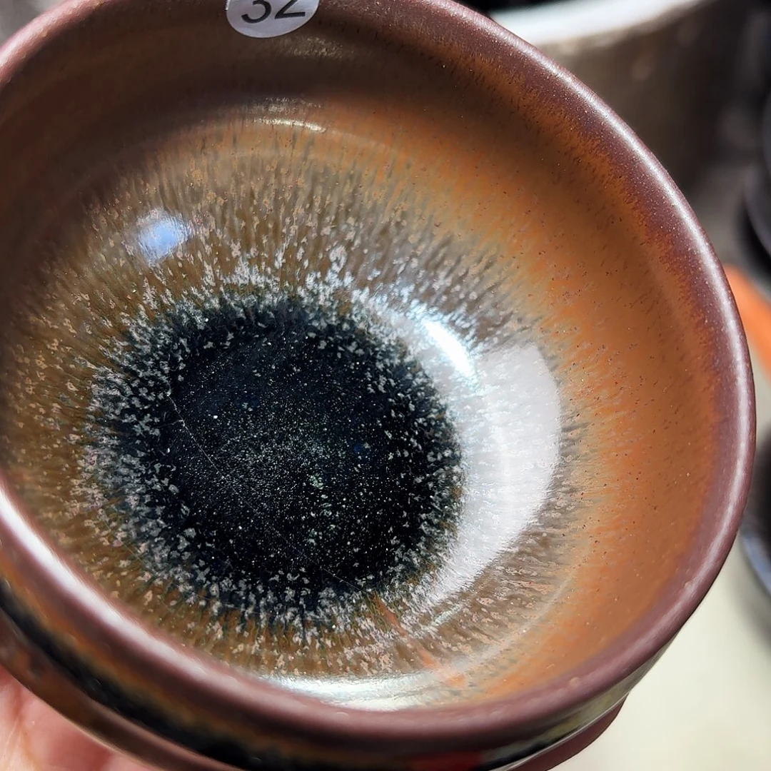 ****丶茶盏义兴龙窑建盏32微瑕