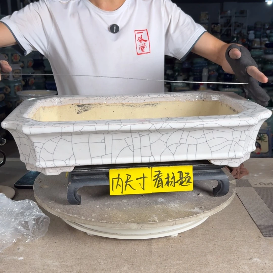 一风堂石湾花盆 内42*25*7