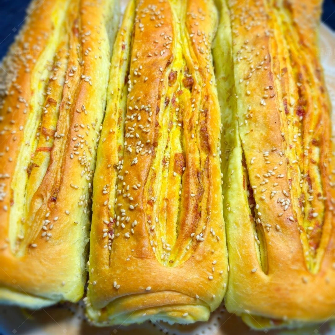 产平凉牛舌饼西北美食老式特色传统面 面食玫瑰烤馒头馍烤饼速食