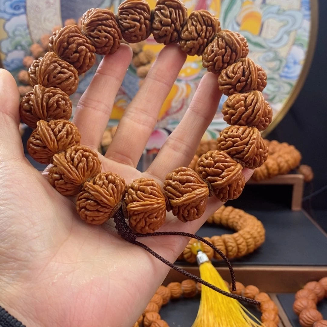 桃核手串龙纹桃核矮刺