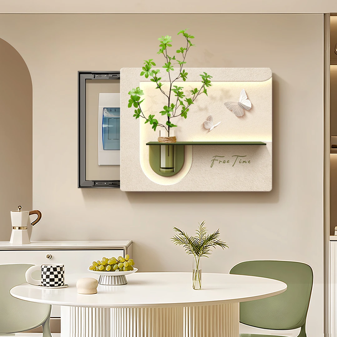 电箱遮挡装饰画电表箱挂画2025最新款高级感弱强电箱开关盒遮挡画