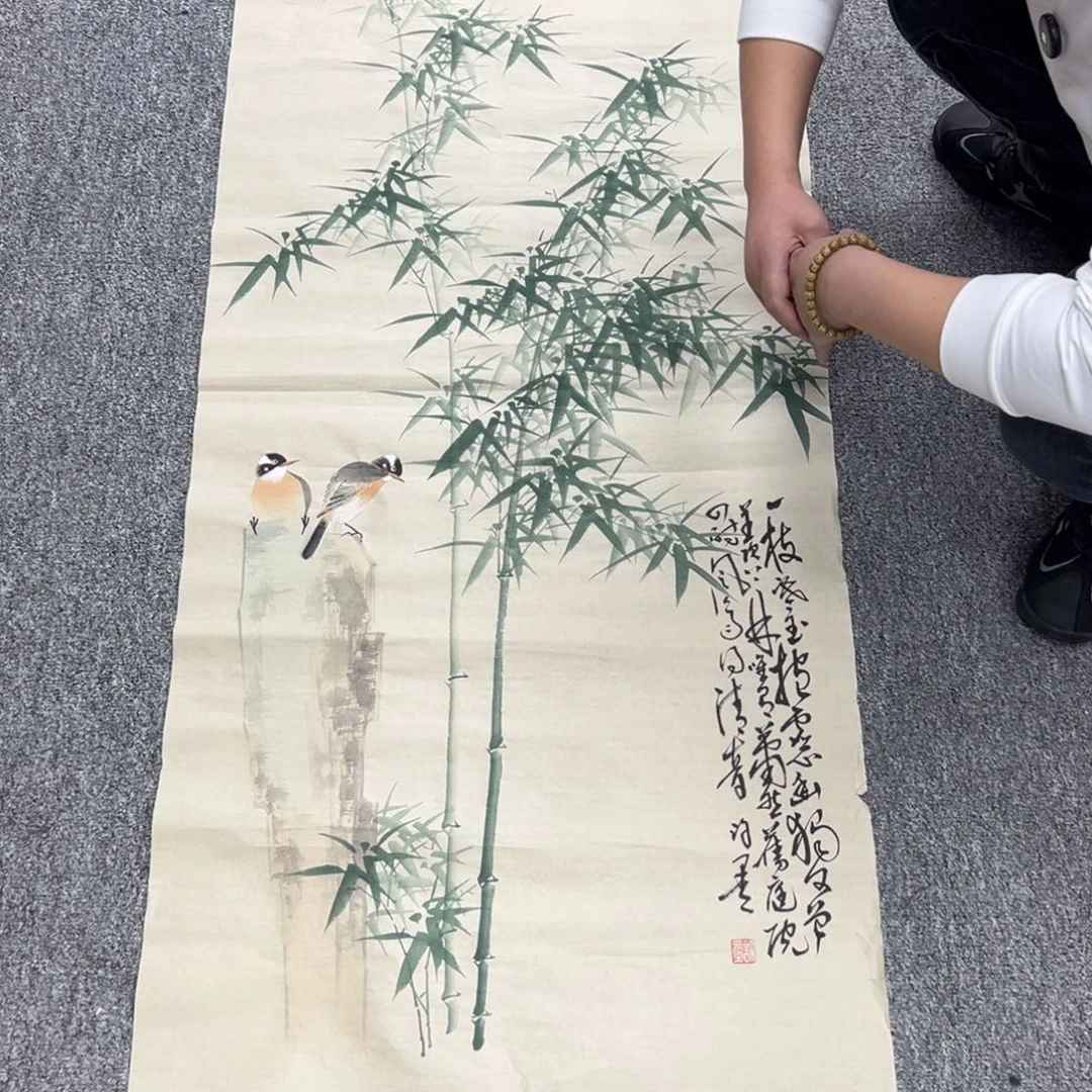 国画卖字画的小老板