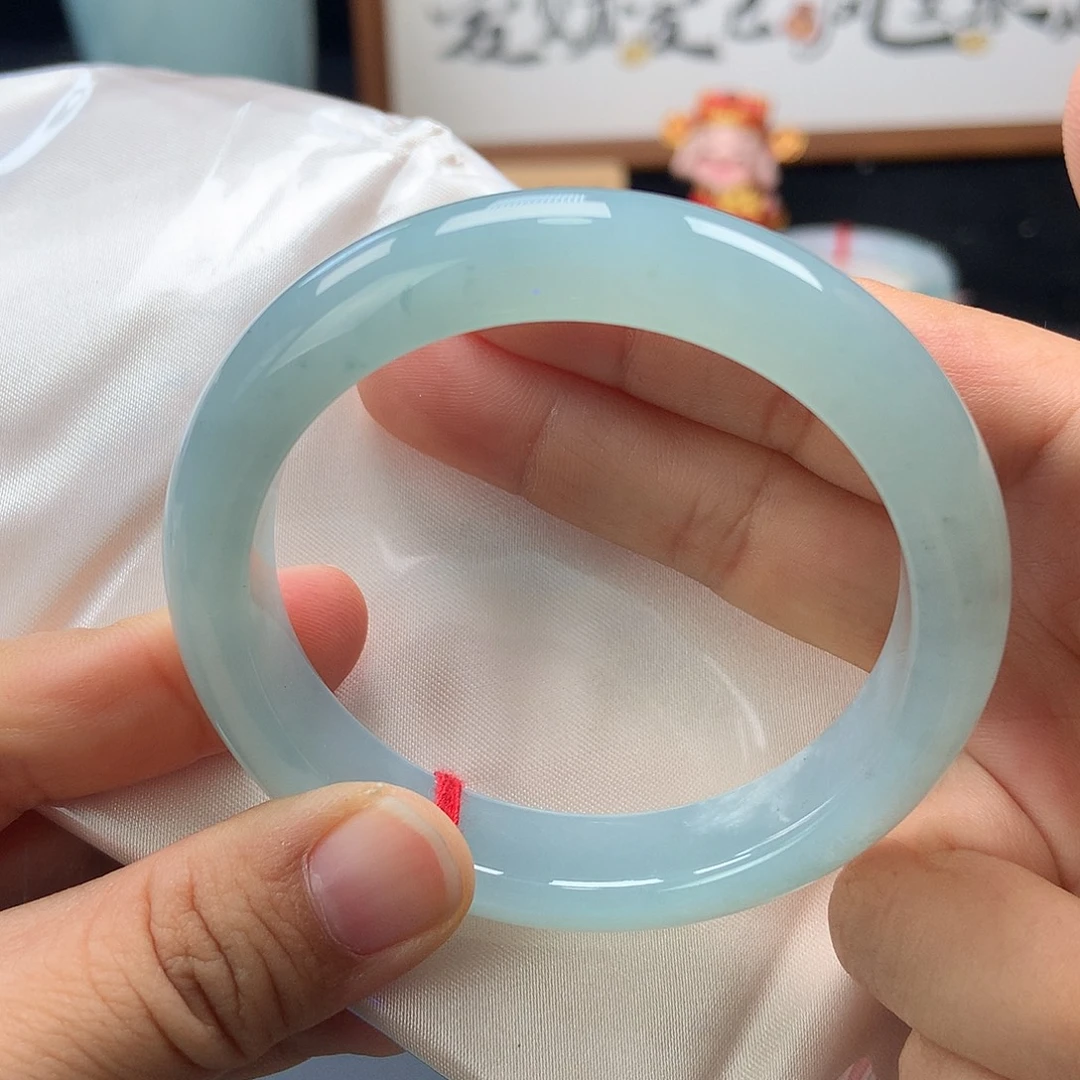 翡翠未镶嵌手镯31号