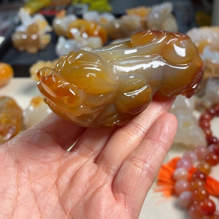 玛瑙/玉髓未镶嵌吊坠(不含链)