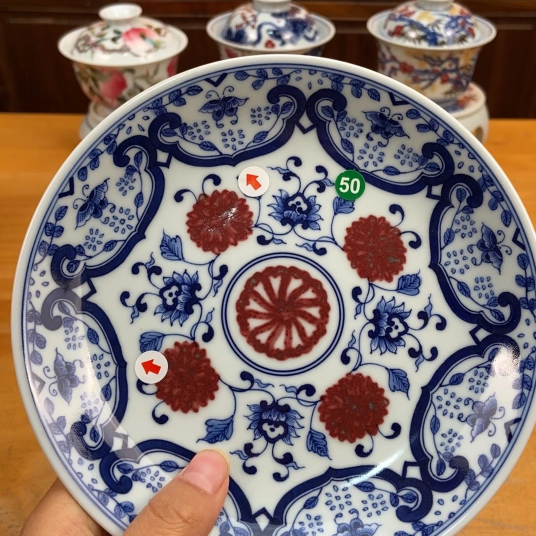 手绘现代茶具非古董