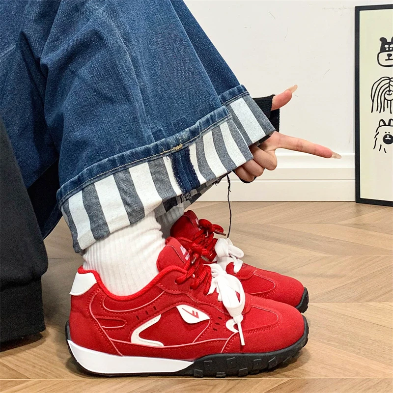 回力复古德训鞋超火平底板鞋2025秋季新款运动休闲鞋子女小众设计