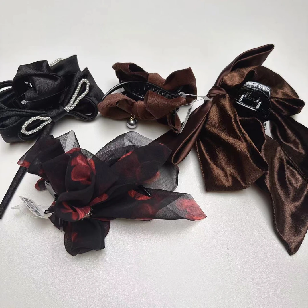 编号151极简风日韩抓夹原创设计女发夹小香风百搭顶夹韩版