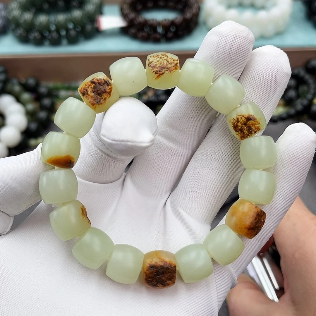 和田玉手链未镶嵌