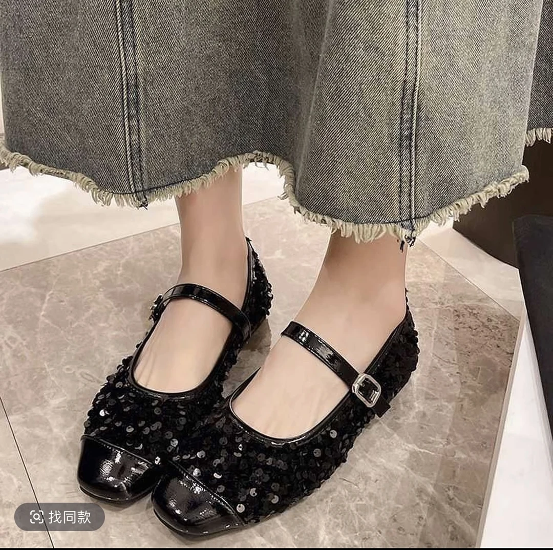 青爷推荐188-6女士玛丽珍鞋时尚夏季浅口