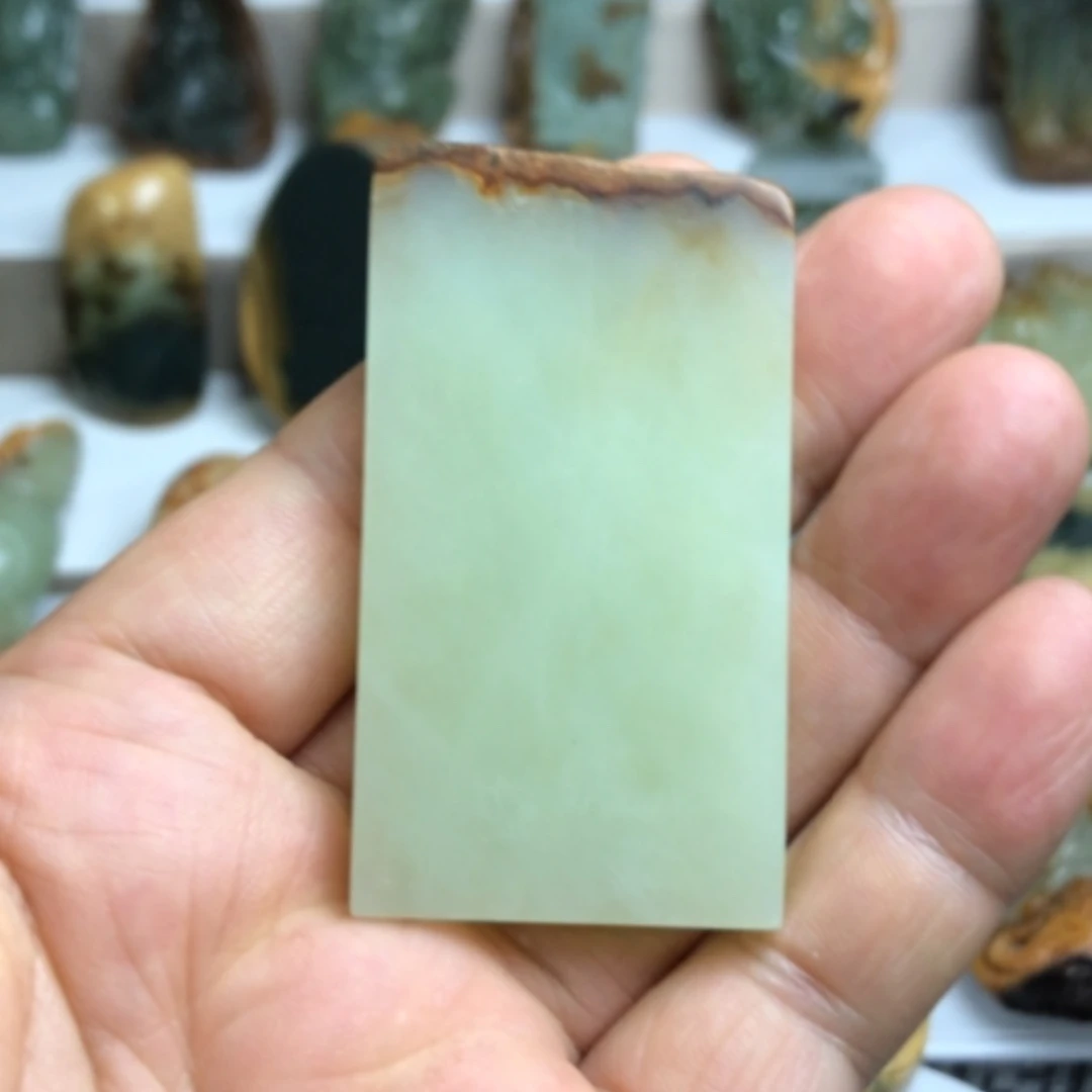 【闪购商品】岫岩河磨玉（透闪石质玉）未镶嵌挂件