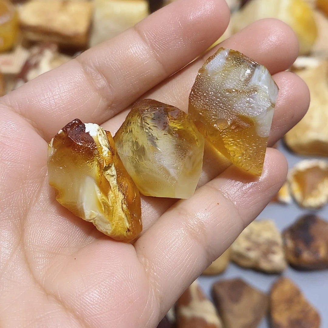 定制琥珀蜜蜡原石