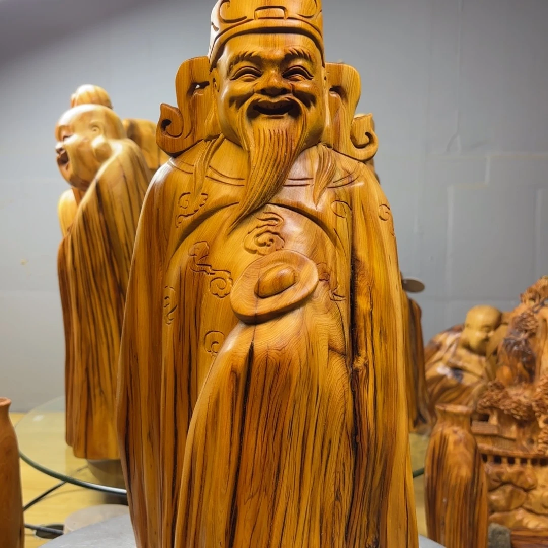 小***奇柏木（崖柏）雕刻摆件888888