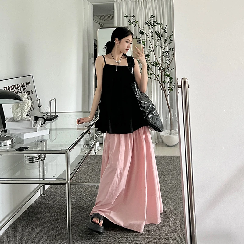 夏季吊带背心女2025新款显瘦内搭外穿无袖打底一字肩小衫露肩上衣