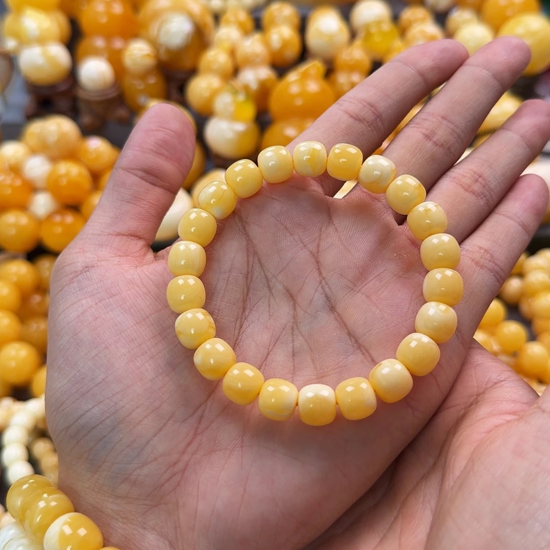 琥珀未镶嵌珠宝奇石10mm同料