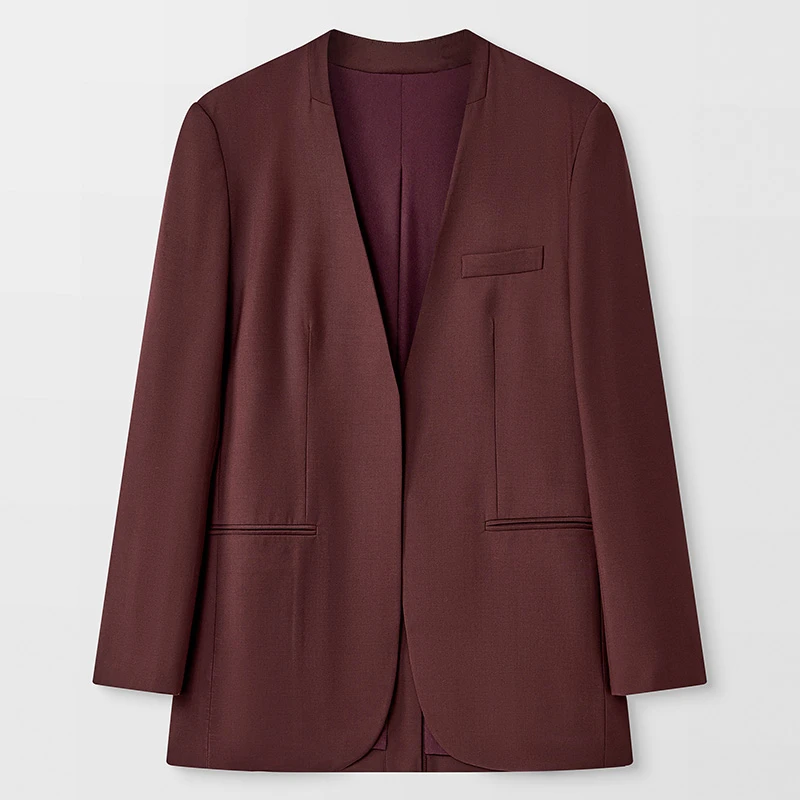 FALEMIG-萝家春秋气质通勤百搭简约宽松西装外套T070DX